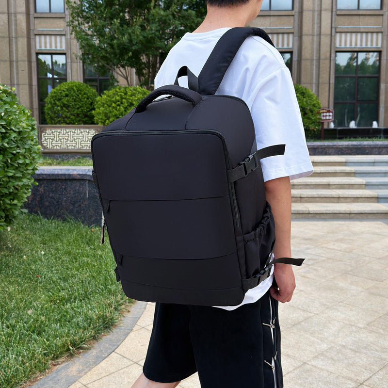 Women's Large Capacity Lightweight Multi-purpose Solid Color Travel Backpack