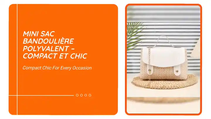 Mini sac femme bandoulière compact polyvalent quotidien